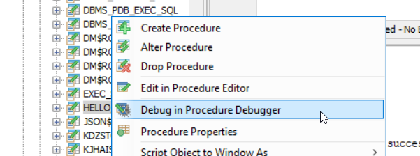 Debug Menu