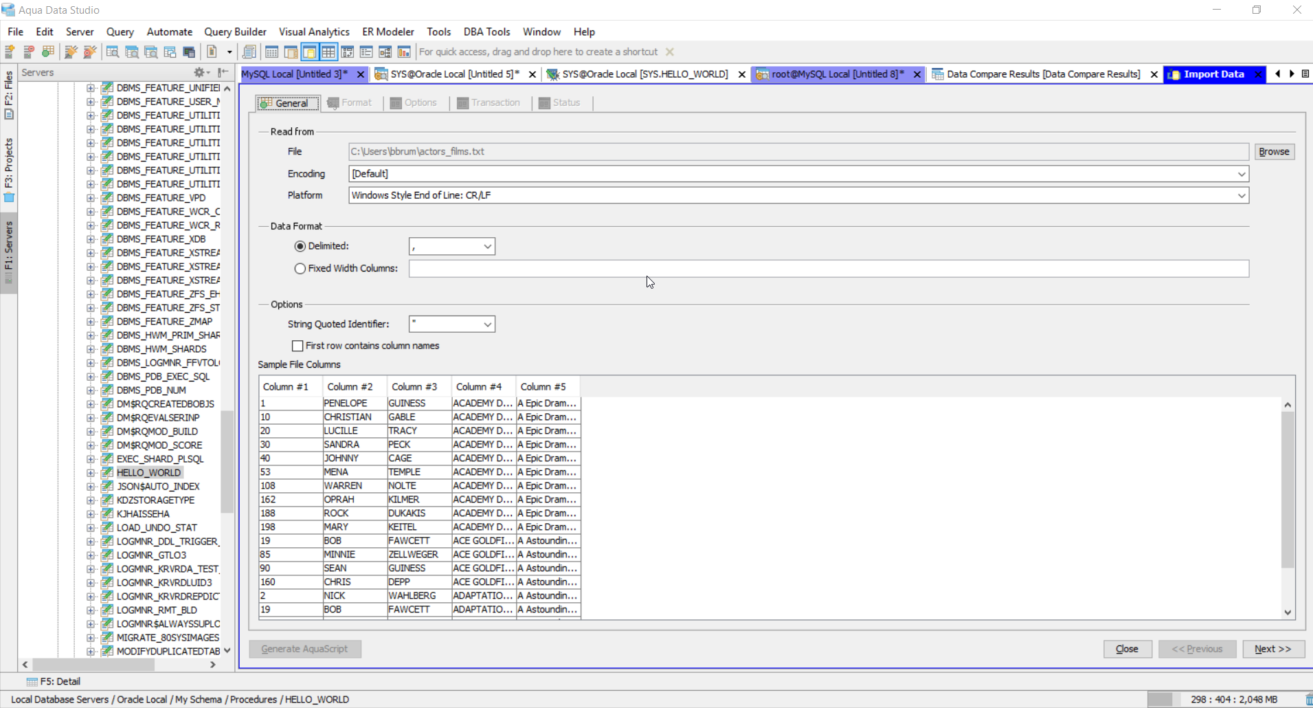Data Import