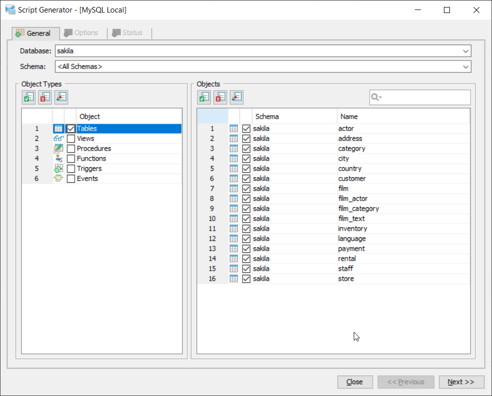 Script Generator