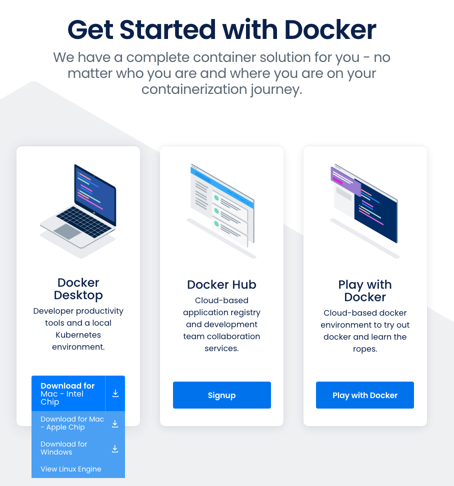 docker versions