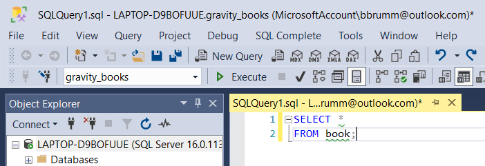 sql query