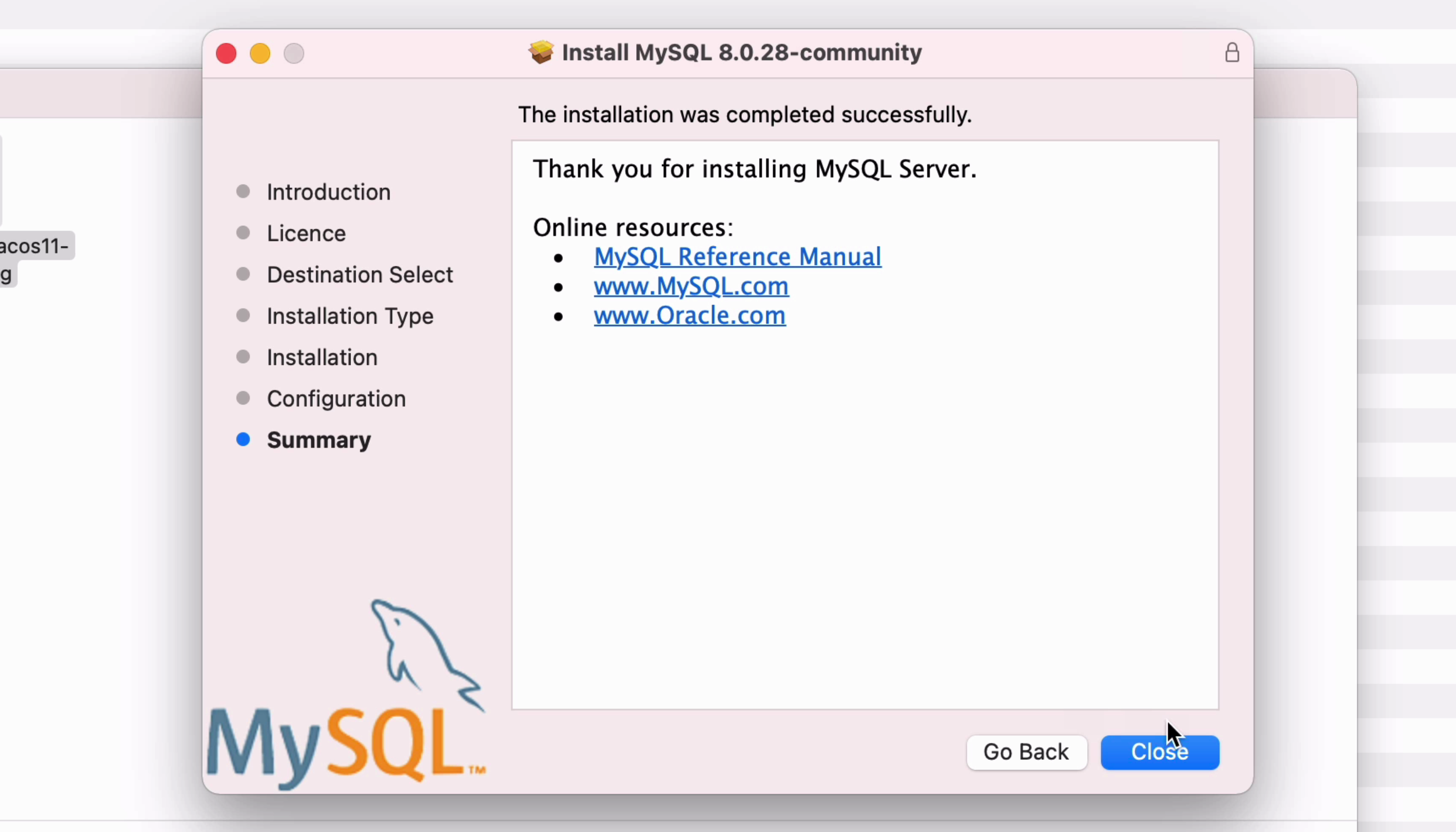 mysql dmg 16