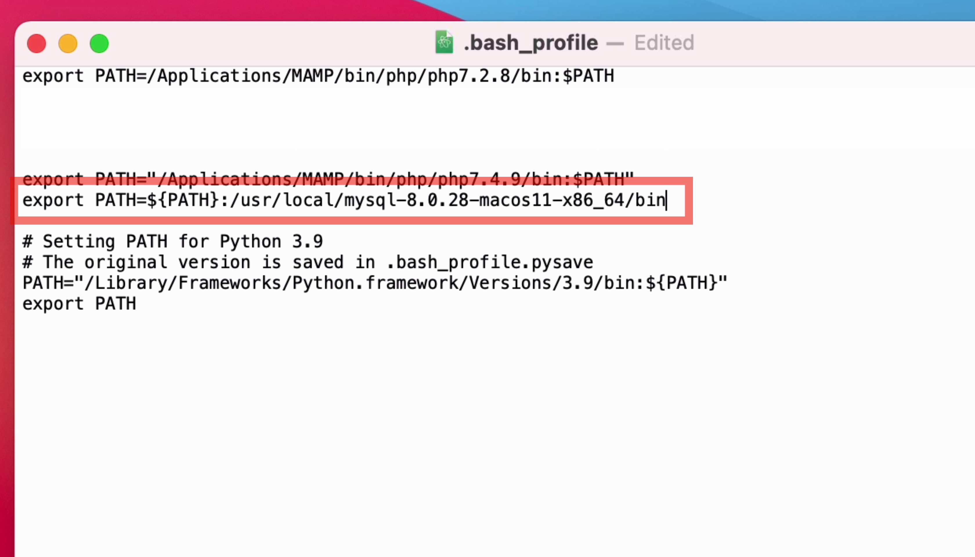 mysql dmg 22
