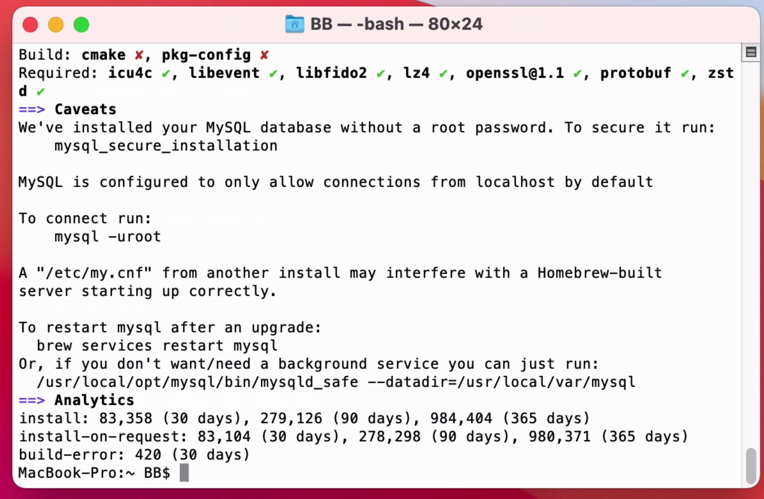 mysql homebrew 09