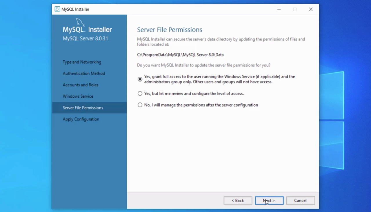 mysql install windows image 18