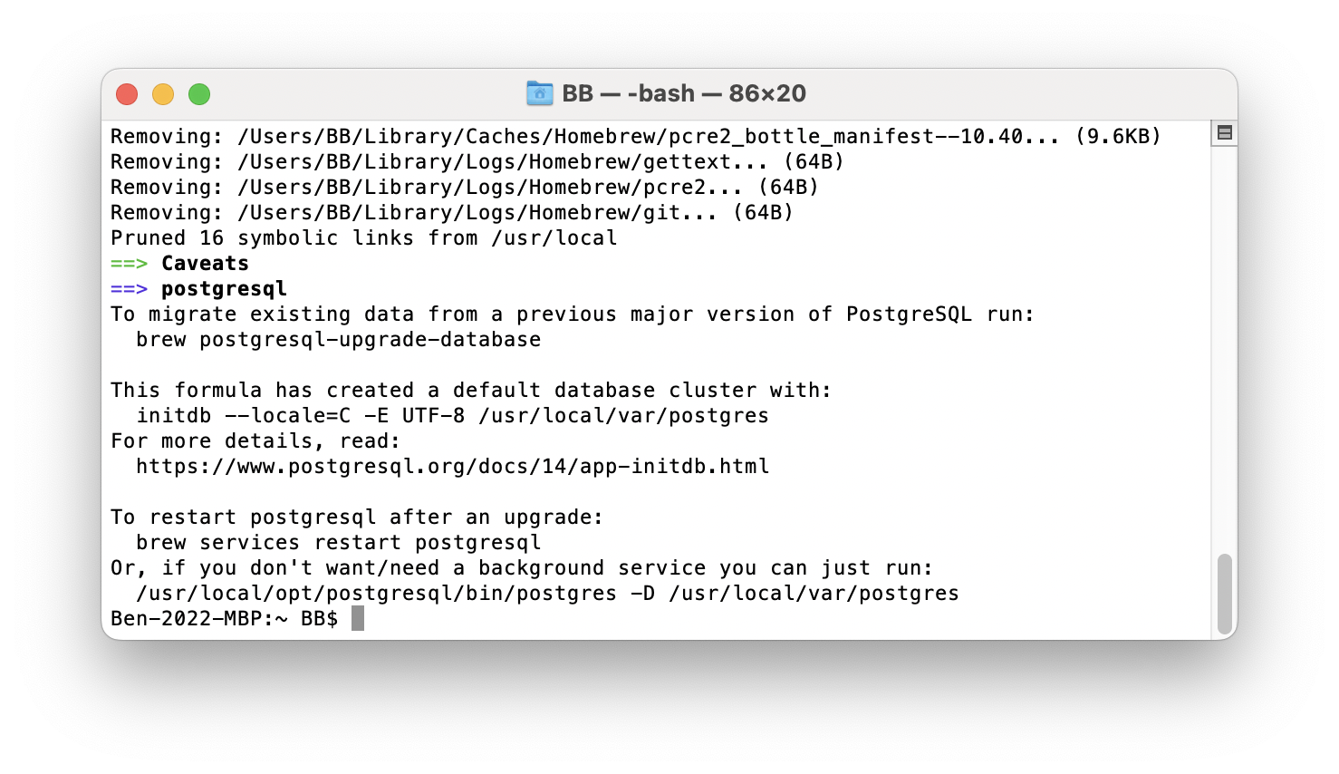 homebrew postgres 08