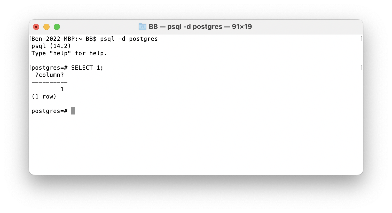 homebrew postgres 13