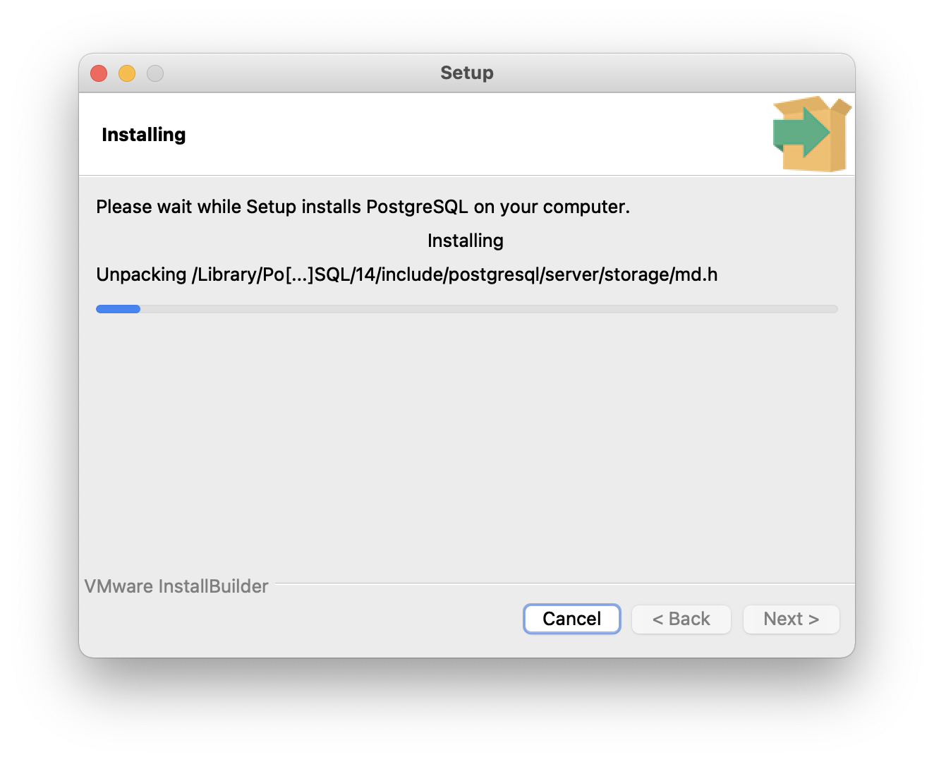 installing