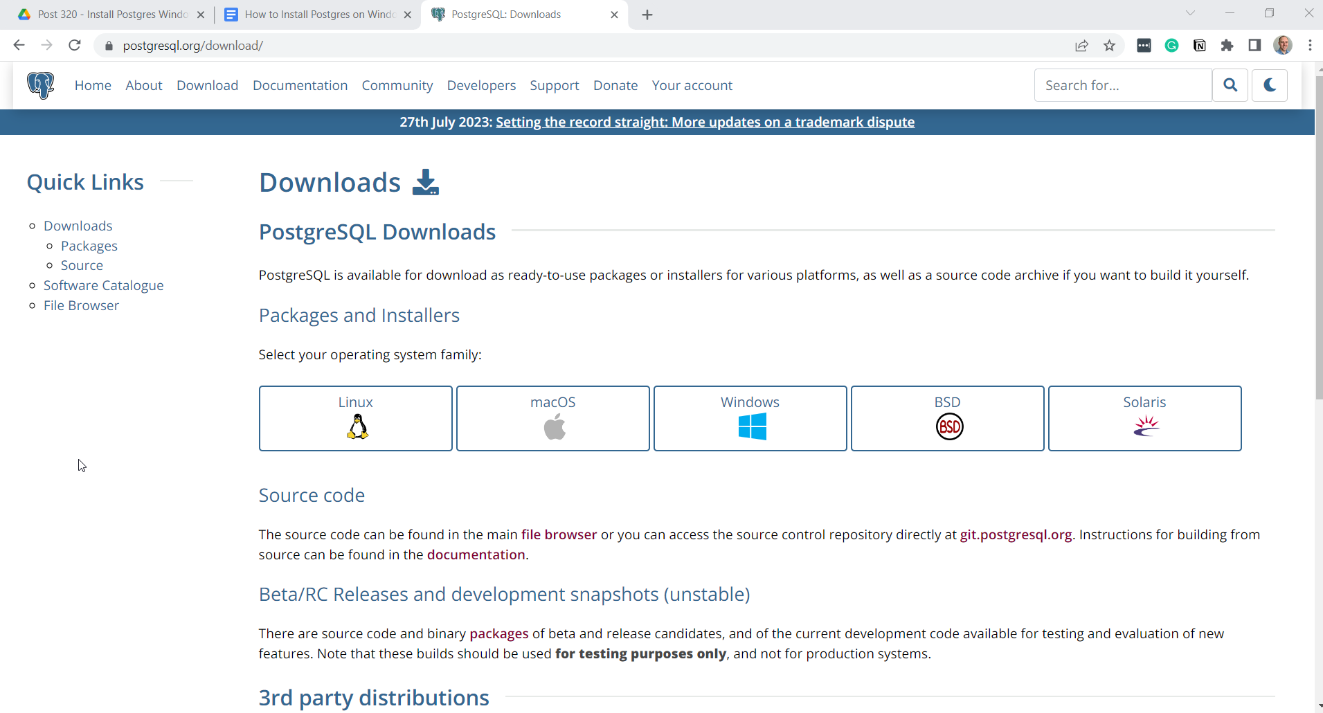install postgres 02