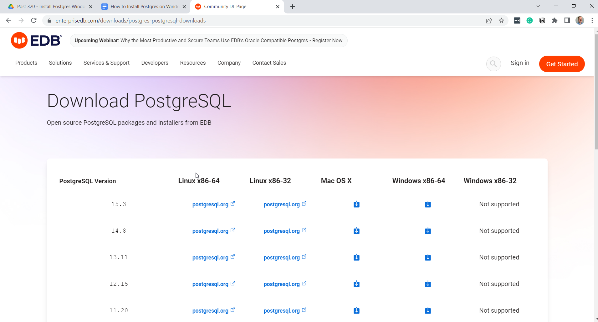 install postgres 04