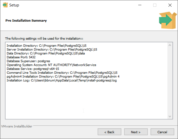 install postgres 14