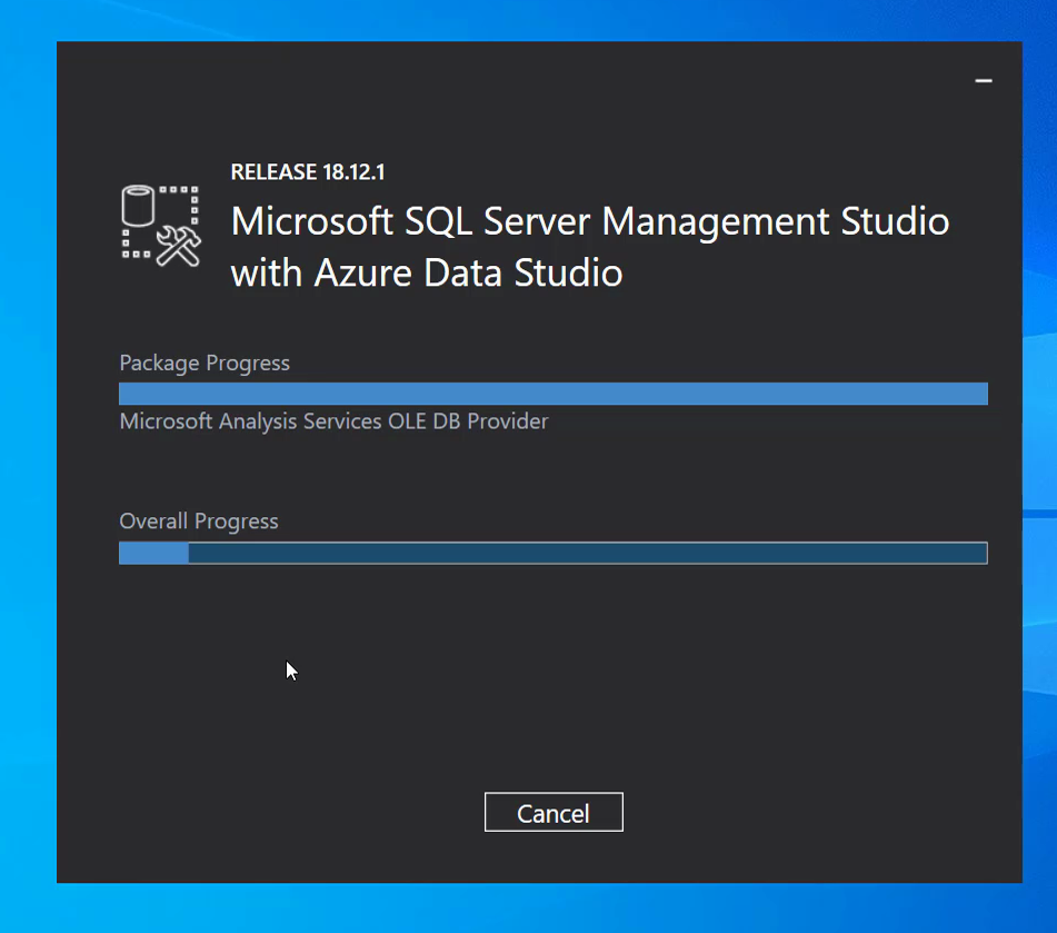 install sql server 13