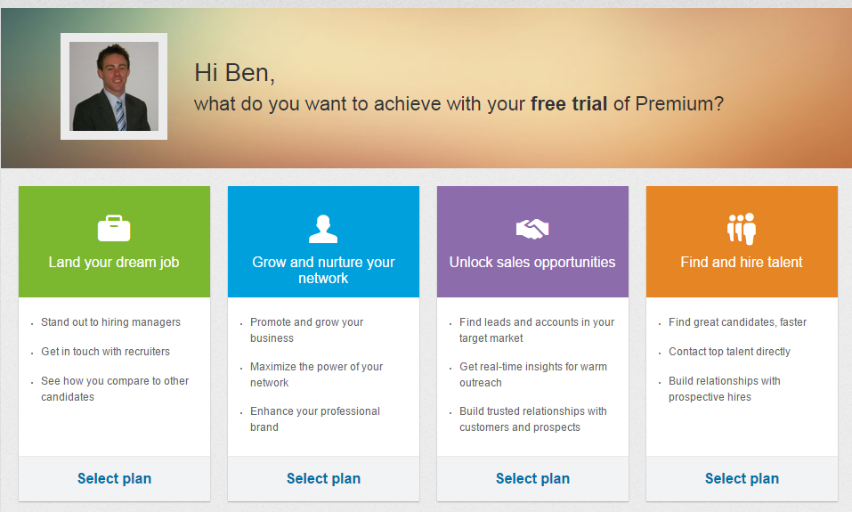 LinkedIn Premium Options