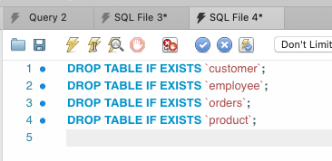 sql script