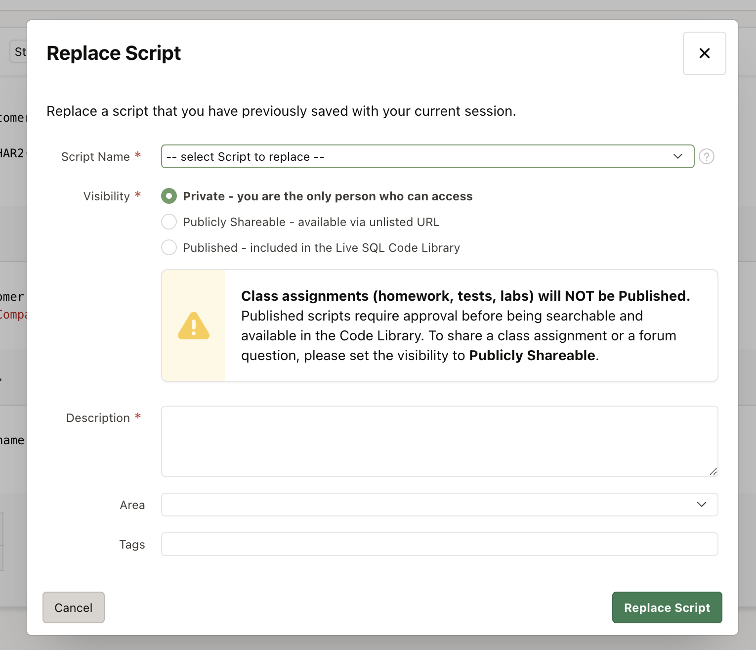 17 replace script
