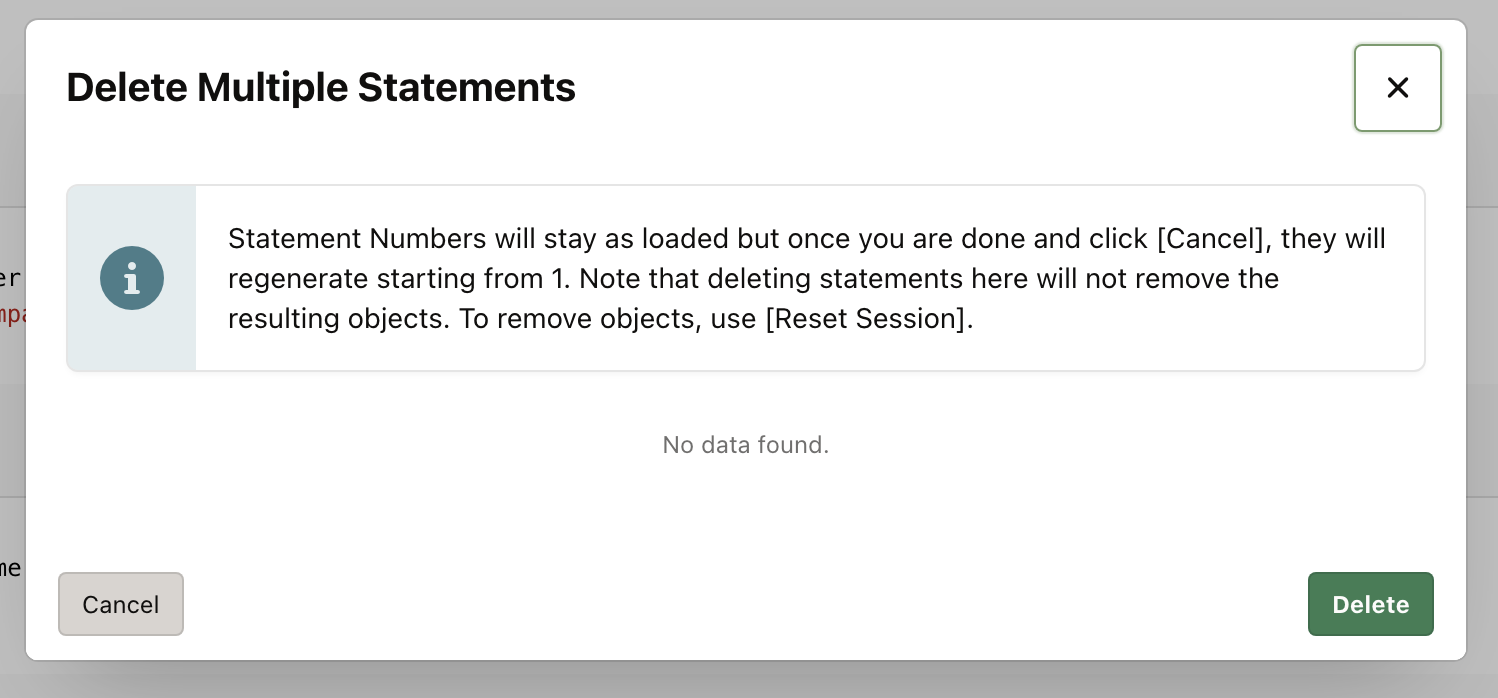18 delete multiple statements