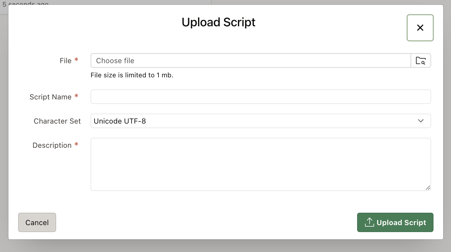 27 upload script