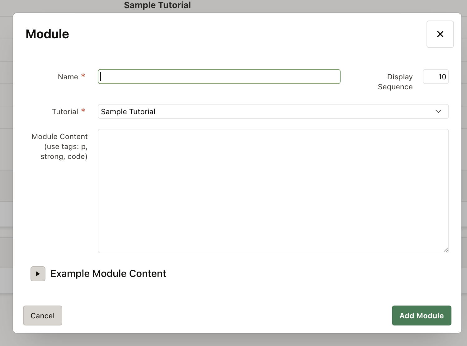 43 new module