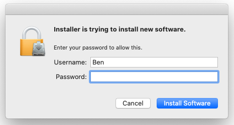 Enter Password