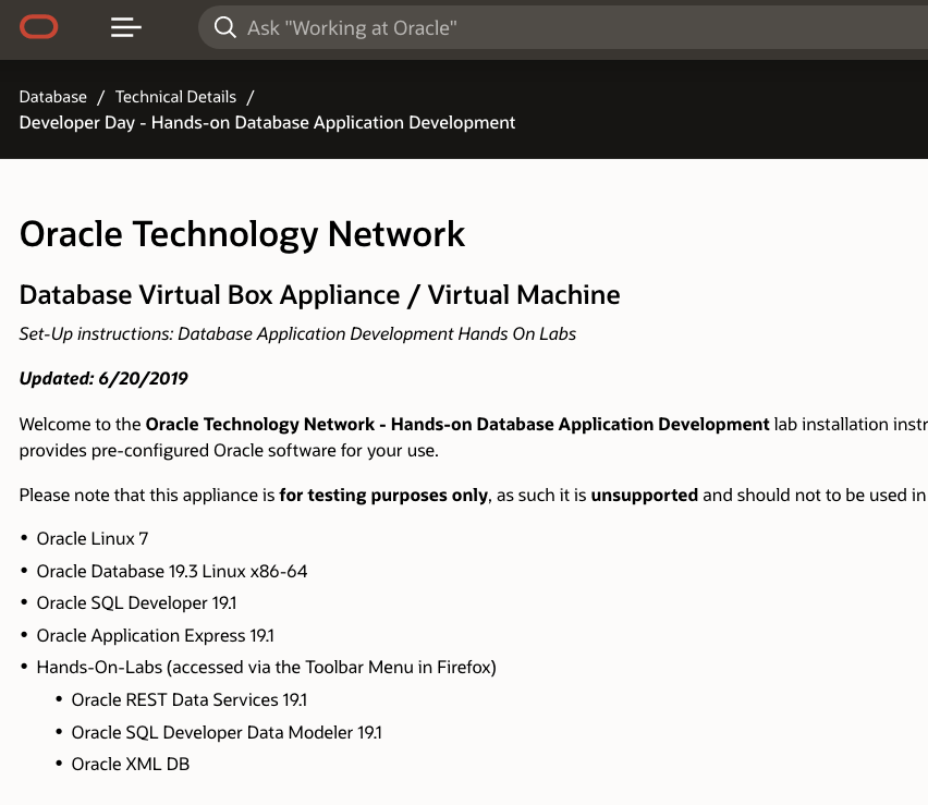 OTN Download Page