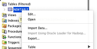 sql developer import 01
