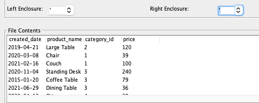 sql developer import 06