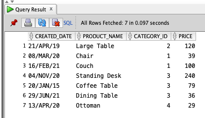 sql developer import 13