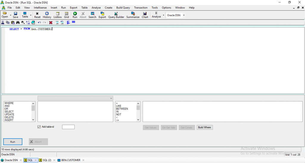 Advanced Query Tools