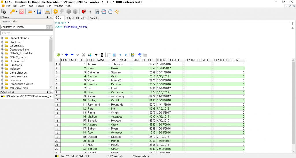 Alt SQL Developer