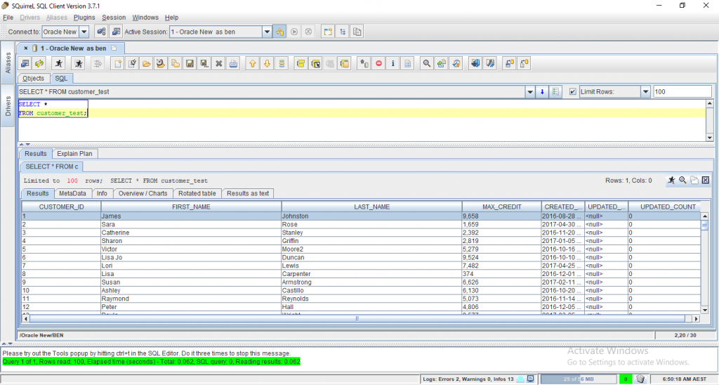 Squirrel SQL
