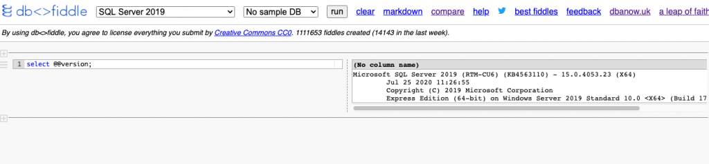 db fiddle 2
