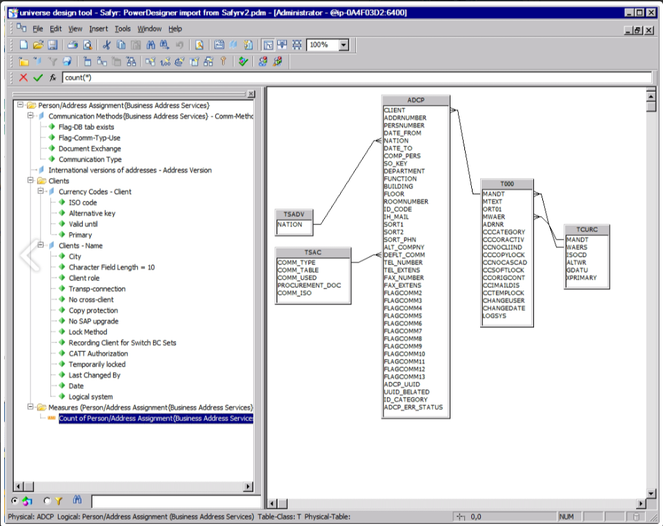 database workbench logical data modeling